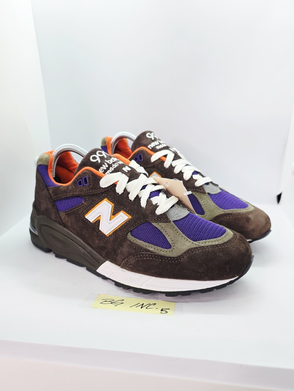 New Balance Teddy Santis x 990V2 MADE IN USA Men's sz 7.5 Brown / Purple M990BR2